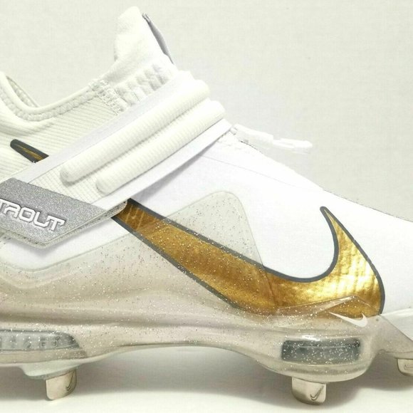 Nike Force Zoom Trout 7 White CI3134-101 Baseball MIKE TROUT RaRe Men's … - Picture 9 of 10